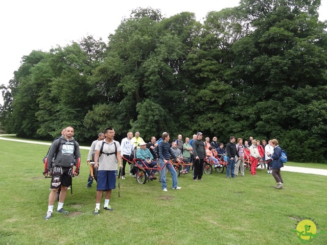 randonnée avec joëlettes,Gaasbeek, 2014