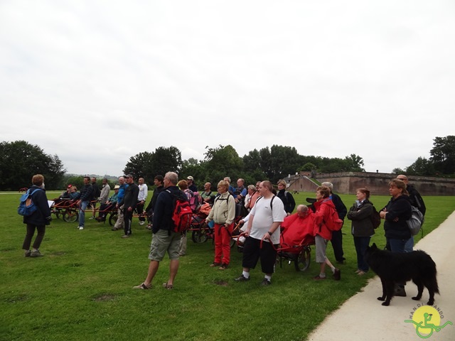 randonnée avec joëlettes,Gaasbeek, 2014