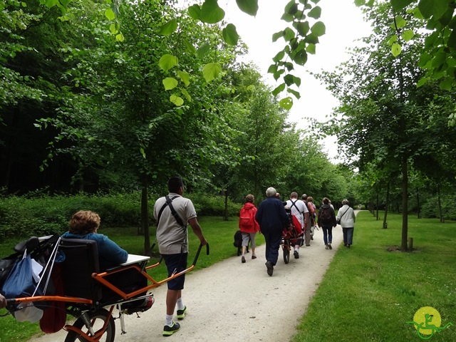 randonnée avec joëlettes,Gaasbeek, 2014