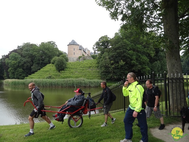 randonnée avec joëlettes,Gaasbeek, 2014