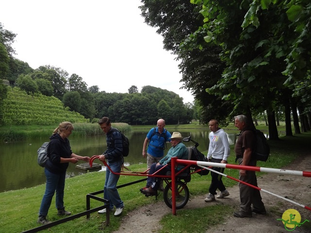 randonnée avec joëlettes,Gaasbeek, 2014