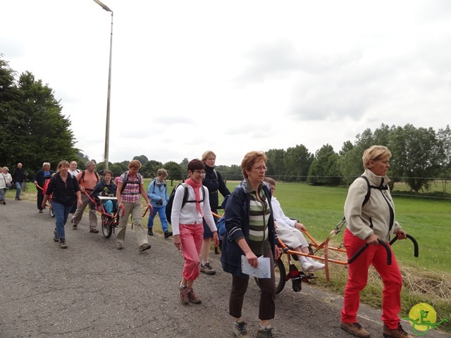 randonnée avec joëlettes,Gaasbeek, 2014