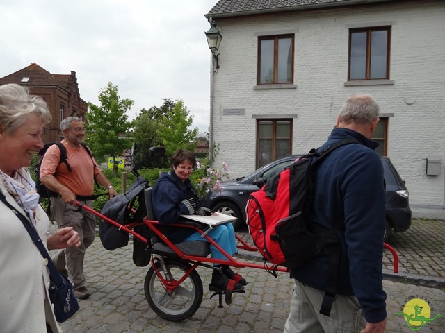 randonnée avec joëlettes,Gaasbeek, 2014