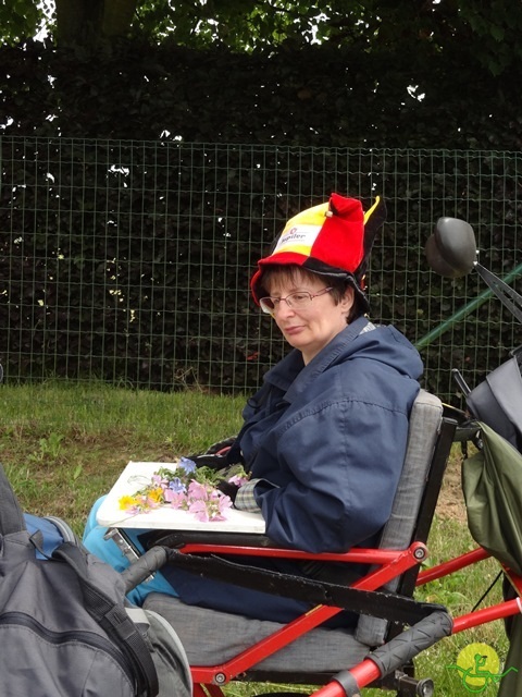 randonnée avec joëlettes,Gaasbeek, 2014