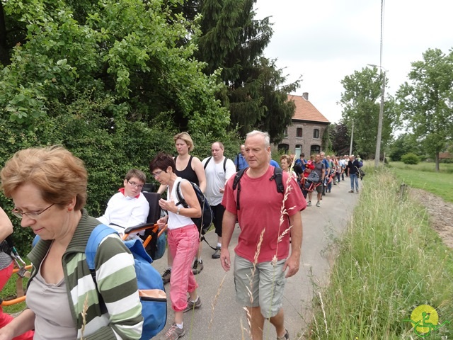 randonnée avec joëlettes,Gaasbeek, 2014