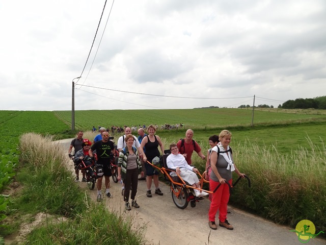 randonnée avec joëlettes,Gaasbeek, 2014