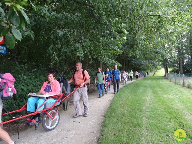 randonnée avec joëlettes,Gaasbeek, 2014