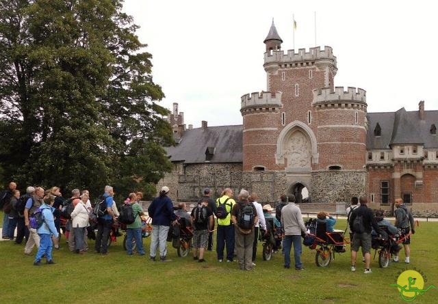 randonnée sportive avec joëlettes, Gaasbeek, 2014