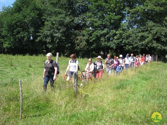 randonnée sportive avec joëlettes, Havré, 2014