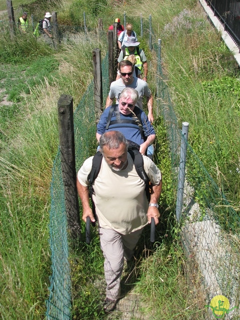 randonnée sportive avec joëlettes, Havré, 2014