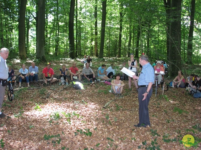 randonnée sportive avec joëlettes, Havré, 2014