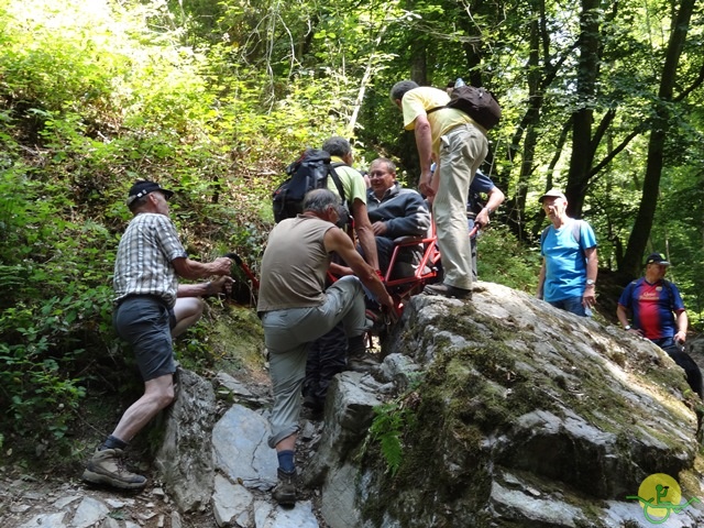 randonnée sportive avec joëlettes, le Ninglinspo, 2014