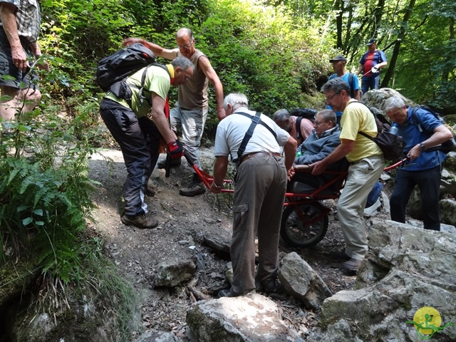 randonnée sportive avec joëlettes, le Ninglinspo, 2014