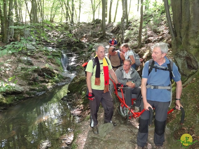 randonnée sportive avec joëlettes, le Ninglinspo, 2014