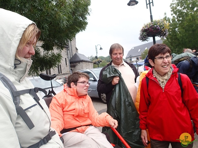 randonnée sportive avec joëlettes, Han, 2014