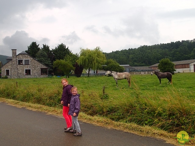 randonnée sportive avec joëlettes, Han, 2014