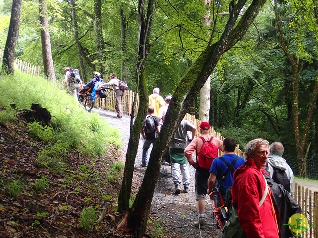 randonnée sportive avec joëlettes, Han, 2014