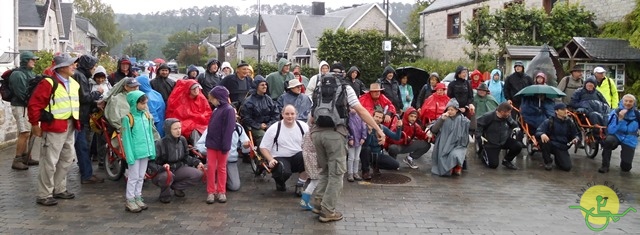 randonnée sportive avec joëlettes, Han, 2014