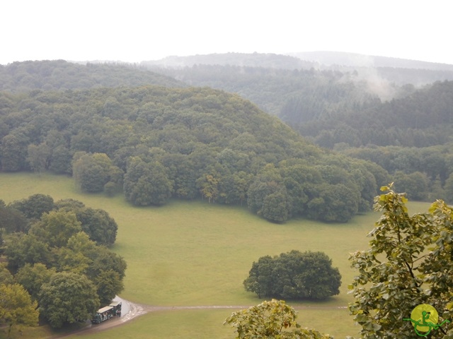 randonnée sportive avec joëlettes, Han, 2014