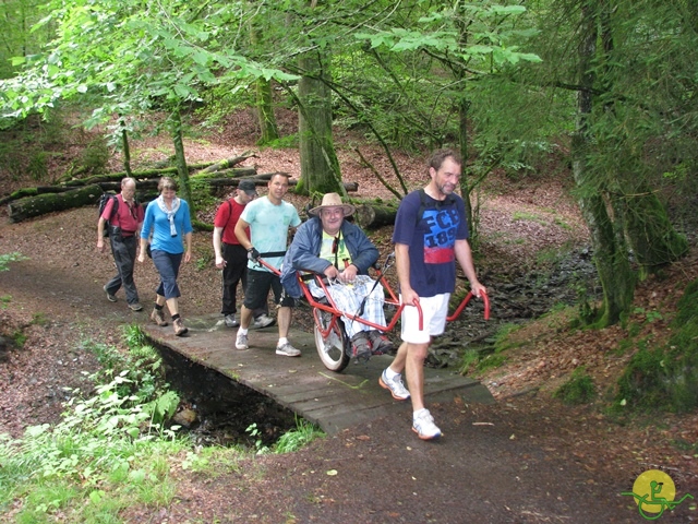 randonnée sportive avec joëlettes, Habay, 2014