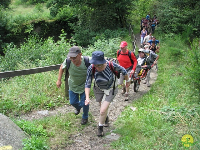 randonnée sportive avec joëlettes, Habay, 2014