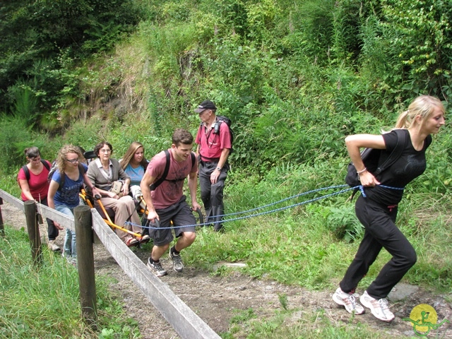 randonnée sportive avec joëlettes, Habay, 2014