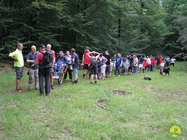 randonnée sportive avec joëlettes, Habay, 2014