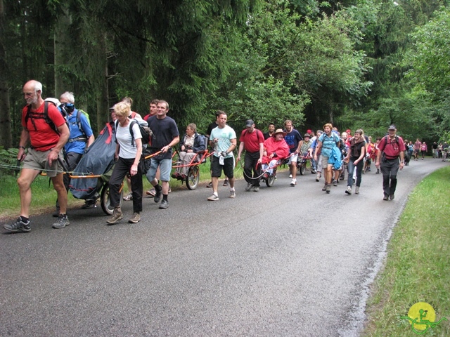 randonnée sportive avec joëlettes, Habay, 2014