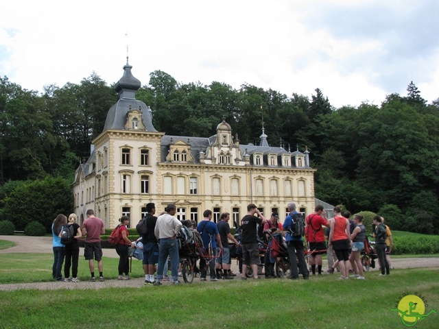 randonnée sportive avec joëlettes, Habay, 2014