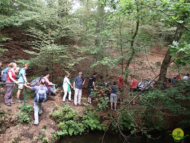 randonnée sportive avec joëlettes, Habay, 2014