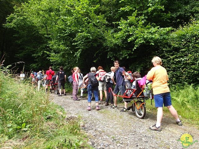 randonnée sportive avec joëlettes, Habay, 2014