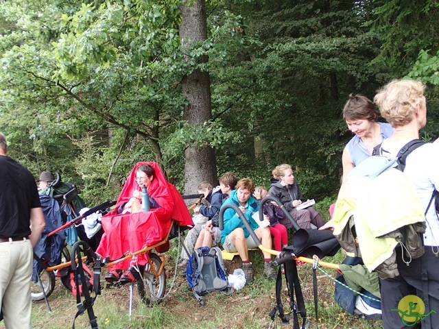 randonnée sportive avec joëlettes, Habay, 2014