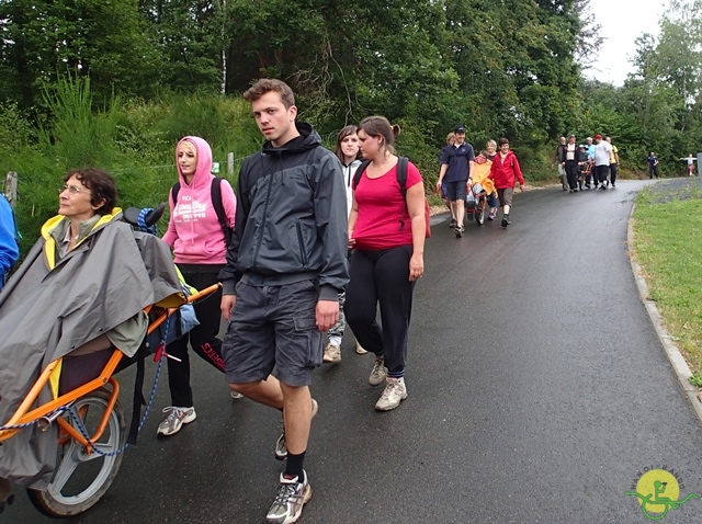 randonnée sportive avec joëlettes, Habay, 2014