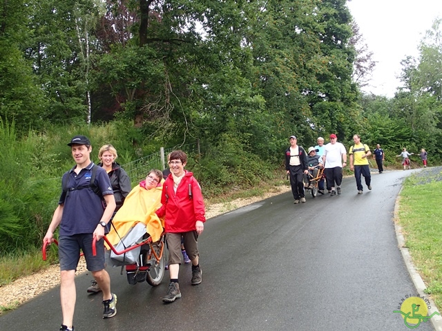 randonnée sportive avec joëlettes, Habay, 2014