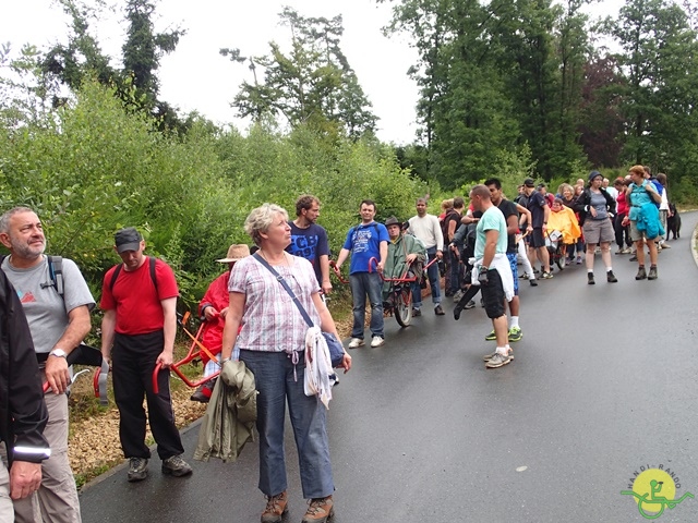 randonnée sportive avec joëlettes, Habay, 2014