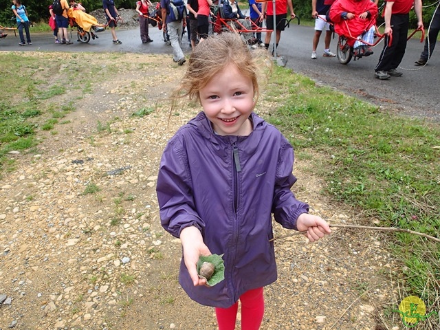 randonnée sportive avec joëlettes, Habay, 2014