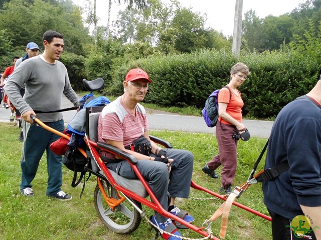 Randonnée joëlettes, Marneffe, 2014