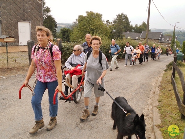 Randonnée joëlettes, Marneffe, 2014