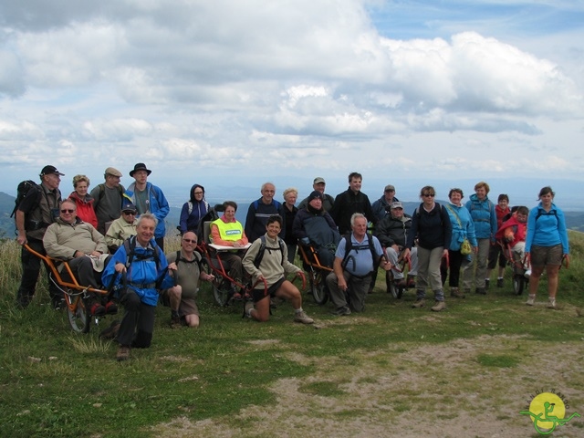 randonnée joëlettes, Vosges, 2014