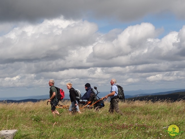 Randonnée avec joëlettes, Vosges, 2014