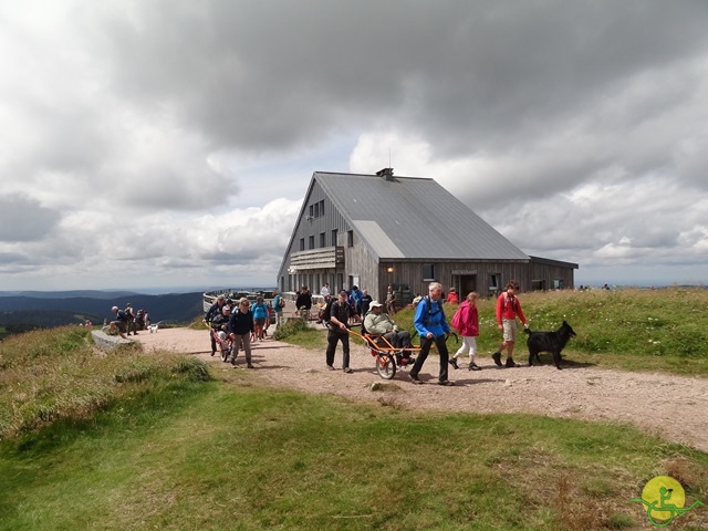 Randonnée avec joëlettes, Vosges, 2014