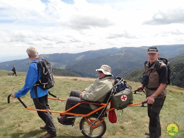 Randonnée avec joëlettes, Vosges, 2014