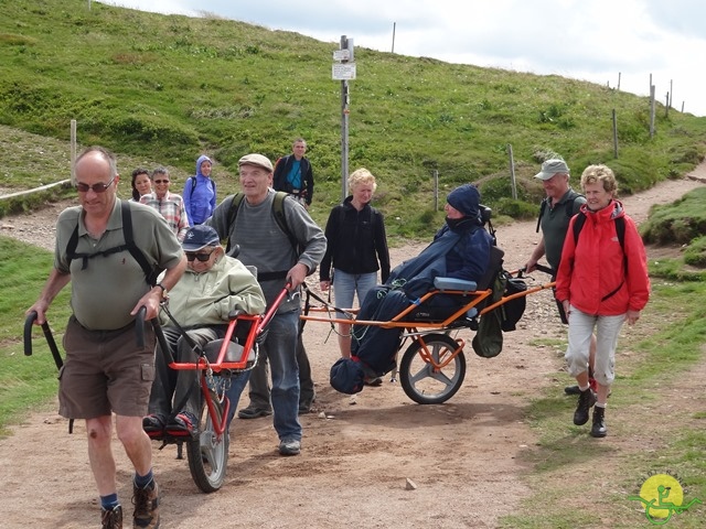 Randonnée avec joëlettes, Vosges, 2014