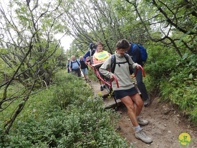 Randonnée avec joëlettes, Vosges, 2014