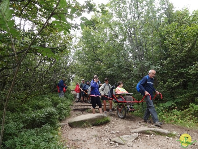 Randonnée avec joëlettes, Vosges, 2014