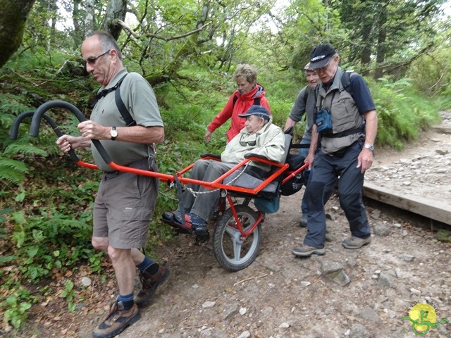 Randonnée avec joëlettes, Vosges, 2014