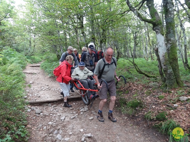 Randonnée avec joëlettes, Vosges, 2014