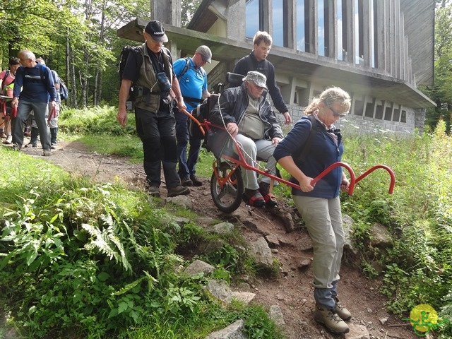 Randonnée avec joëlettes, Vosges, 2014