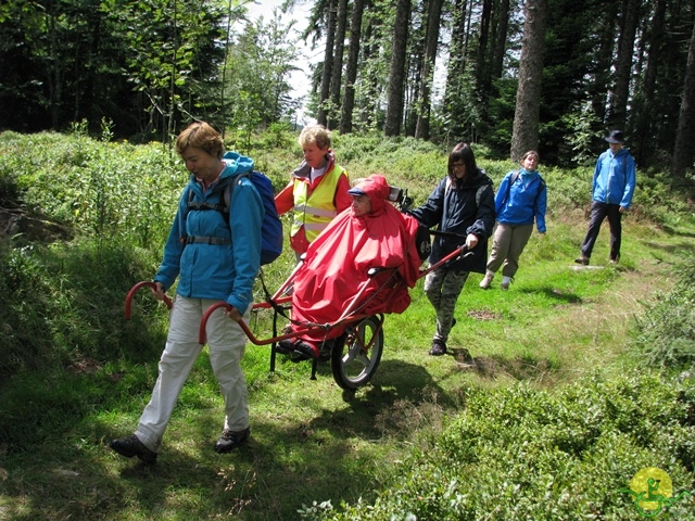 randonnée joëlettes, Vosges, 2014