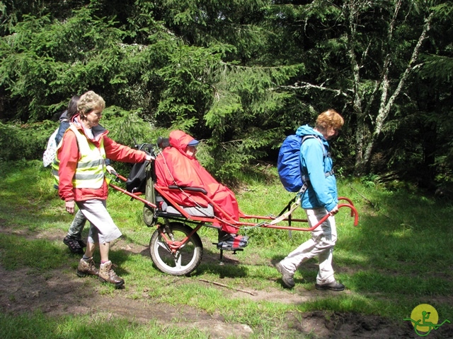 randonnée joëlettes, Vosges, 2014